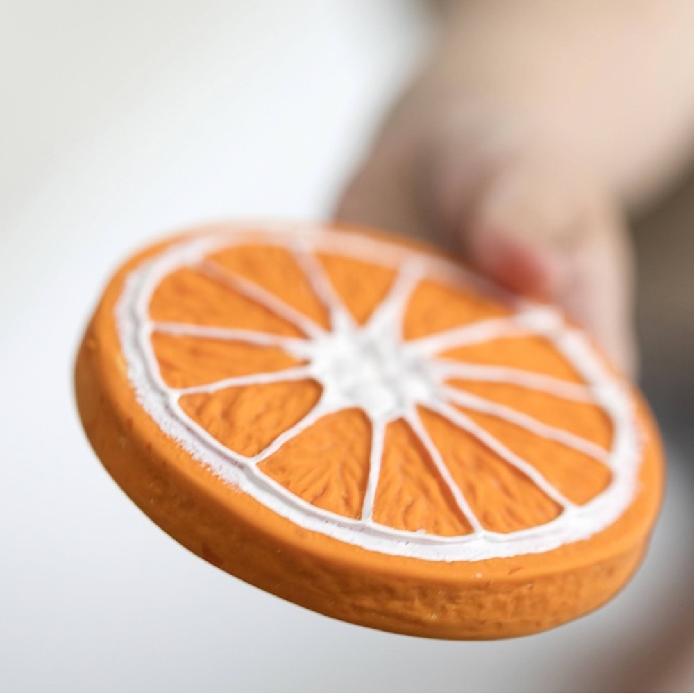 OLI & CAROL “Clementino the Orange” Teether - Picture 3 of 4